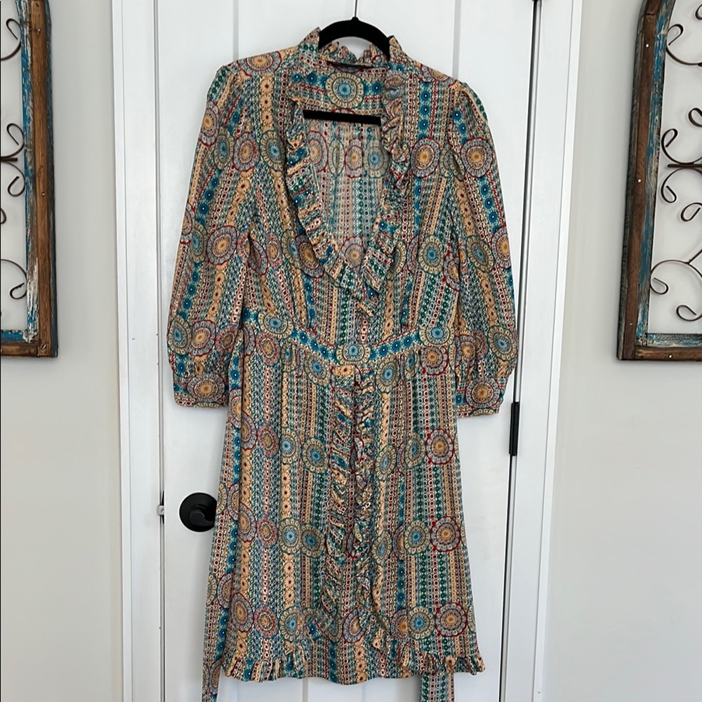 Marc by Marc Jacob’s Vintage Multicolor Patterned Women's Dress